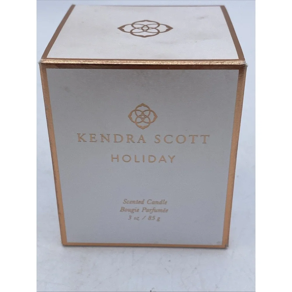 Kendra Scott Scented Candle Single Wick 3oz Holiday New In Box